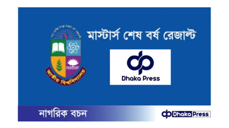 জাতীয় বিশ্ববিদ্যালয়ের মাস্টার্স শেষ বর্ষের ফলাফল: